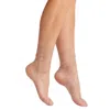 High Heel Jungle By Kathryn Eisman Women's Neutrals Crystal Lace Sock - Lilac In Purple