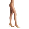 High Heel Jungle By Kathryn Eisman Women's Neutrals Liquid Metal Tights- Tan In Brown
