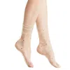 High Heel Jungle By Kathryn Eisman Women's Neutrals Starry Sky Tulle Sock - Nude In Multi