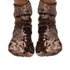 High Heel Jungle By Kathryn Eisman Women's Neutrals Velvet Underground Sock