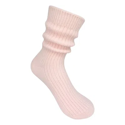 High Heel Jungle By Kathryn Eisman Women's Pink / Purple Cashmere Cloud Sock Pink Coconut Ice