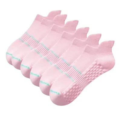 High Heel Jungle By Kathryn Eisman Women's Pink / Purple Cushion Support Sport Socks - Pink - 3 Pairs In Pink/purple