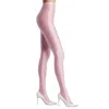 High Heel Jungle By Kathryn Eisman Women's Pink / Purple Satin Finish Tights - Pink In Pink/purple