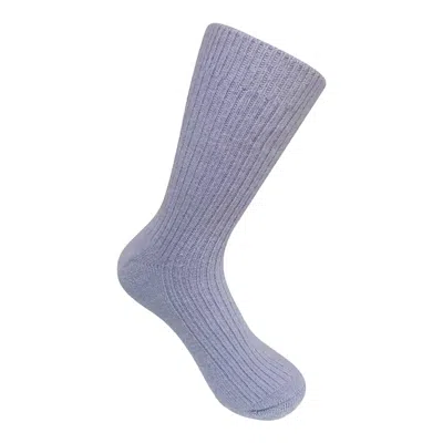 High Heel Jungle By Kathryn Eisman Women's Purple Cashmere Socks - Lilac