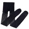 High Heel Jungle By Kathryn Eisman Women's Richie Diamond Crystal Tights - Black In Black
