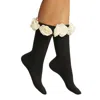 High Heel Jungle By Kathryn Eisman Women's Ring A Rosie Sock - Black In Black