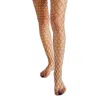 High Heel Jungle By Kathryn Eisman Women's Star Struck Fishnet Tights- Black In Black