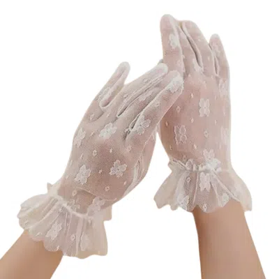 High Heel Jungle By Kathryn Eisman Women's The Emily Glove - White