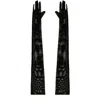 High Heel Jungle By Kathryn Eisman Women's The Lily Sheer Black Opera Glove In Black