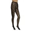 High Heel Jungle By Kathryn Eisman Women's Venise Lace Fishnet Tights Black