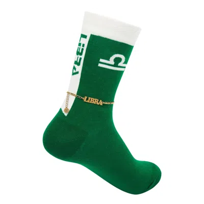 High Heel Jungle By Kathryn Eisman Women's White Libra Sock And Anklet Set