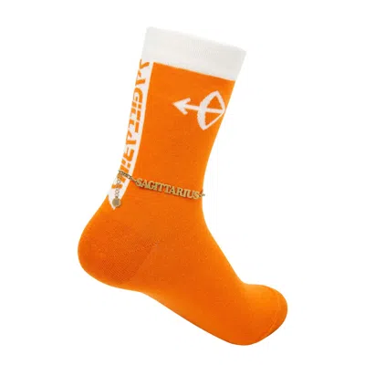 High Heel Jungle By Kathryn Eisman Women's Yellow / Orange Sagittarius Sock And Anklet Set In Yellow/orange