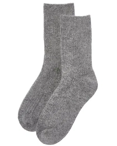 High Heel Jungle Cashmere-blend Cloud Socks In Gray