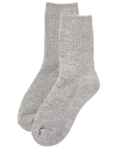 High Heel Jungle Cashmere-blend Cloud Socks In Gray
