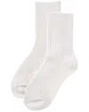 High Heel Jungle Cashmere Cloud Cashmere-blend Socks In White