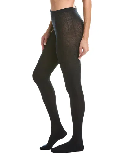 High Heel Jungle Cozy Ribbed Tights In Burgundy