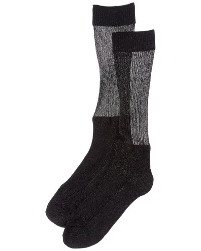 High Heel Jungle Glitter Shimmery Lights Socks In Black