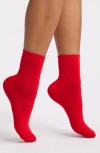 High Heel Jungle Lil' Red Quarter Socks In Red