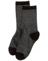 High Heel Jungle Lurex Trouser Socks In Black