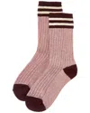 High Heel Jungle Princestown Varsity Socks In Multi