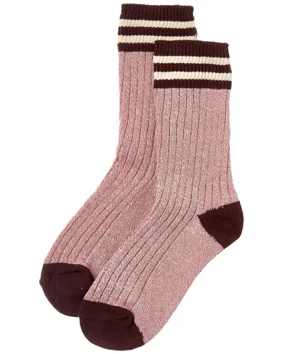 High Heel Jungle Princestown Varsity Socks In Multi