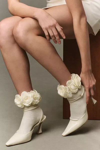 High Heel Jungle Ring A Rosie Socks In Neutral