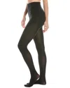 High Heel Jungle Liquid Metal High Waist Tights In Black