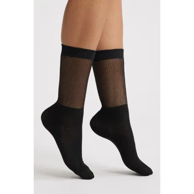 High Heel Jungle Shimmery Lights Crew Socks