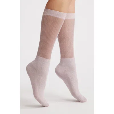 High Heel Jungle Shimmery Lights Crew Socks