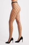 High Heel Jungle Starstruck Fishnet Tights In Black