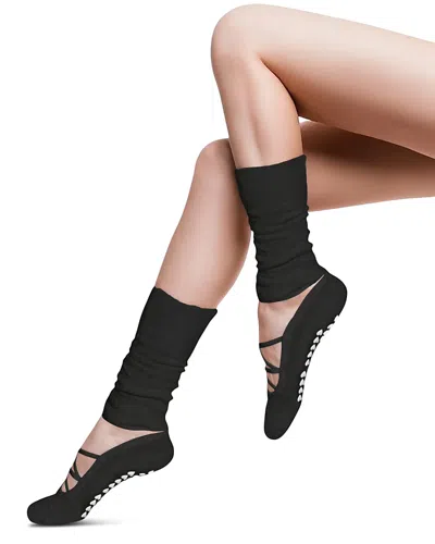 High Heel Jungle Studio Grip Premium Socks In Black