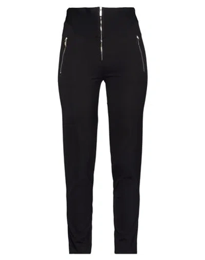 High Minimalist Woman Pants Black Size 12 Polyamide, Elastane