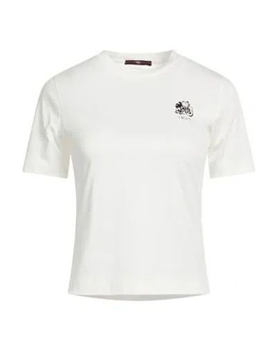 High Momentary Woman T-shirt White Size L Cotton