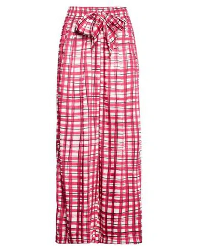 High Perpetual Woman Pants Magenta Size 10 Polyester In Pink