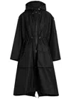 High Polonaise Hooded Cotton-blend Parka