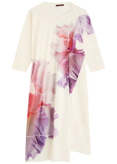 High Prelue Floral-print Jersey Midi Dress In Multicoloured 1