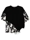 High Metamorphic Blouse In White