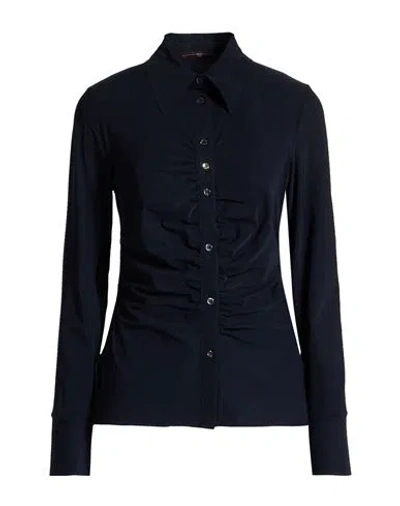 High Satisfy Woman Shirt Midnight Blue Size 12 Nylon, Elastane