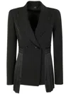 High Scintillate Jacket In Black