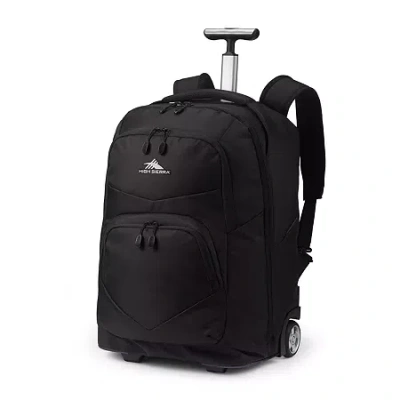 High Sierra Freewheel Pro Wheeled Backpack In Black