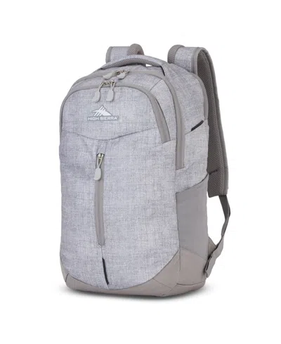 High Sierra Swerve Pro Backpack In Silver