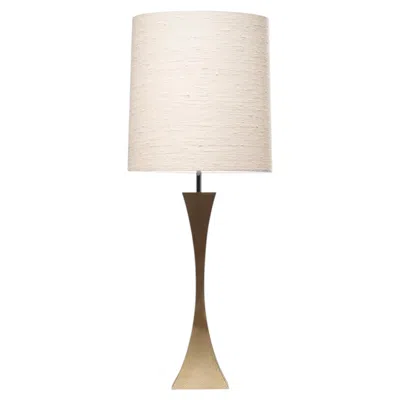 Pre-owned High Society Nickel-plated Brass Table Lamp By Grillo & Tonello For , Italy, 1972 In Beige