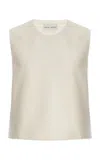 High Sport Asa Cotton-blend Top In Ivory