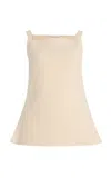 High Sport Asher Cotton-blend Apron Top In Ivory