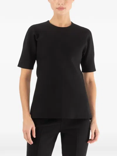 High Sport Bianca Short-sleeves T-shirt In Black