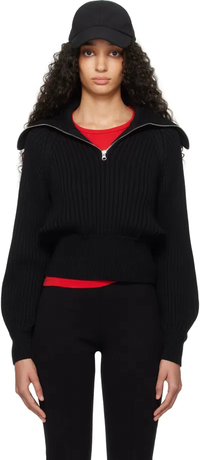 High Sport Black Chester Sweater In 001 Black