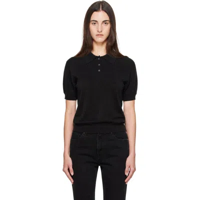 High Sport Black Court Polo