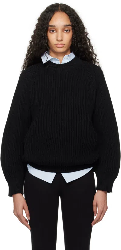 High Sport Black Greta Sweater In 001 Black
