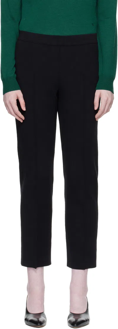 High Sport Black Merino Louis Trousers