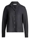 High Sport Bowler Button-front Shirt In Black